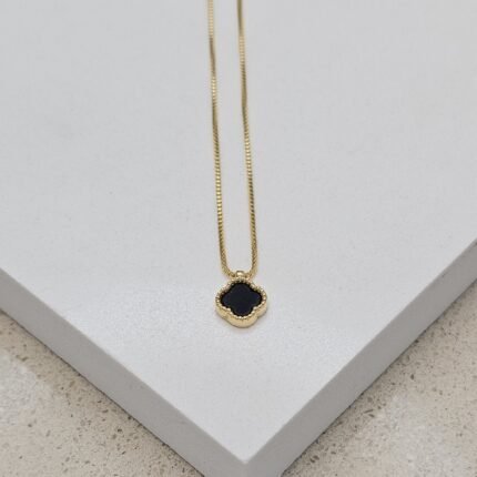 CADENA VENECIANA TREBOL X1 6MM 41CM